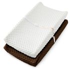 Funda Para Cambiador Homiest Pack De 2, 81 cm, Tejido Minky De Puntos