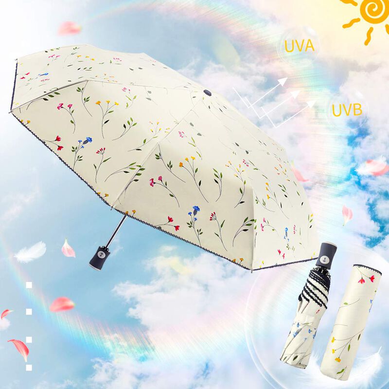 Paraguas De Viaje Plegable Compacto Umbrella Fd... image number null