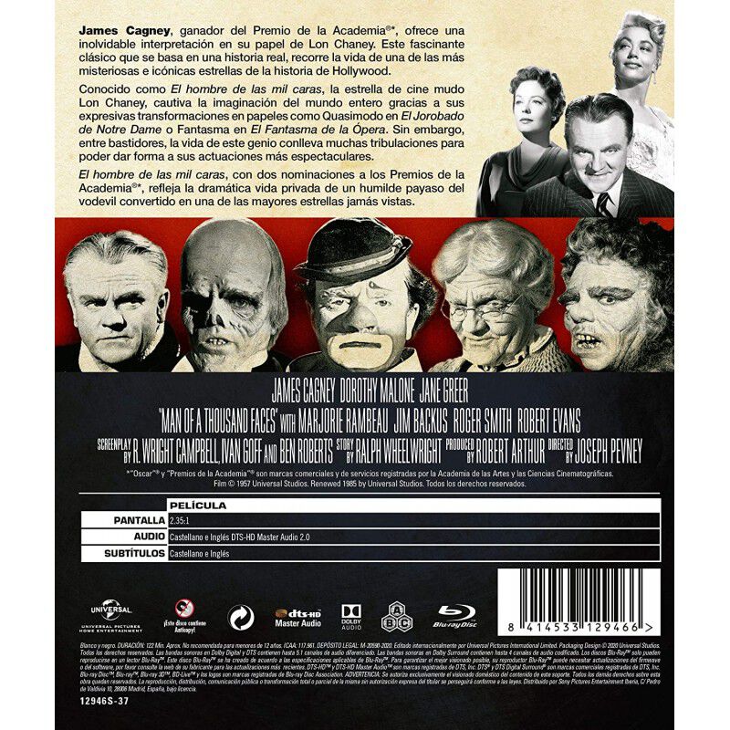 El Hombre De Las Mil Caras (1957) (bd) [blu-ray... image number null
