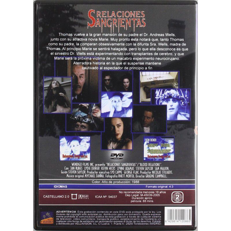 Relaciones Sangrientas [dvd] image number null