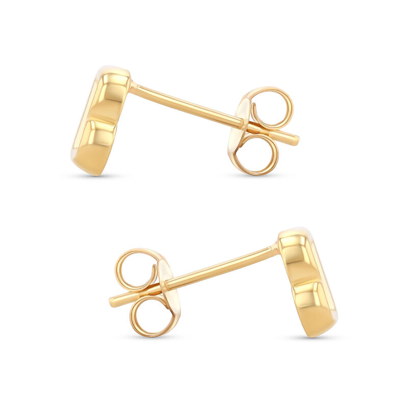 Aretes De Oro Amarillo De 10K (Letra B) image number null