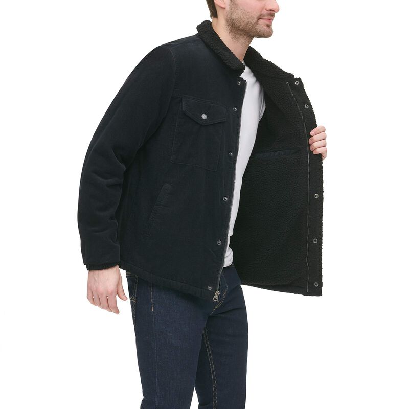 Chaqueta Levi's Corduroy Sherpa Trucker Para Ho... image number null