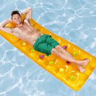 Cama Inflable adulto azul/rosa 2col 1mod 188x71cm (74x28 pulg)