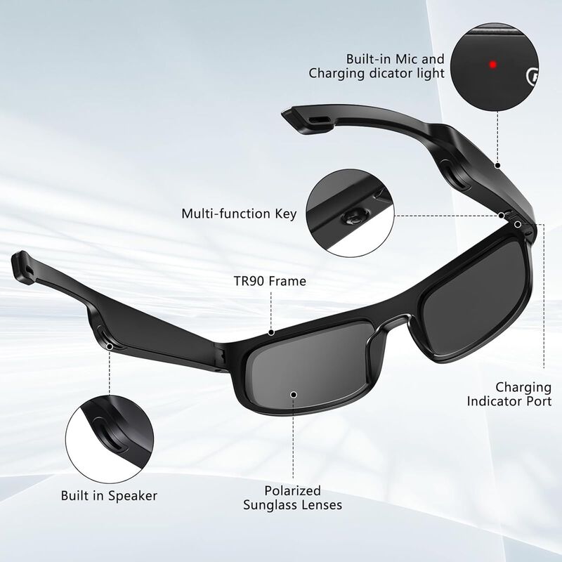 Gafas Inteligentes Grofulor Lv-m8 Pro Bluetooth... image number null