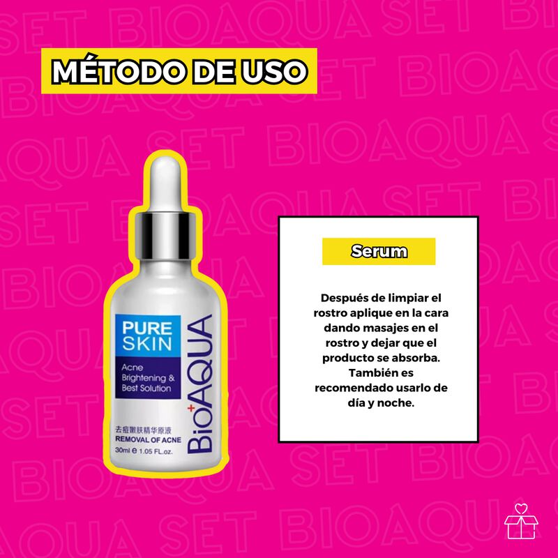 Set de 3 Pure Skin Bioaqua Retira Acné Espinill... image number null