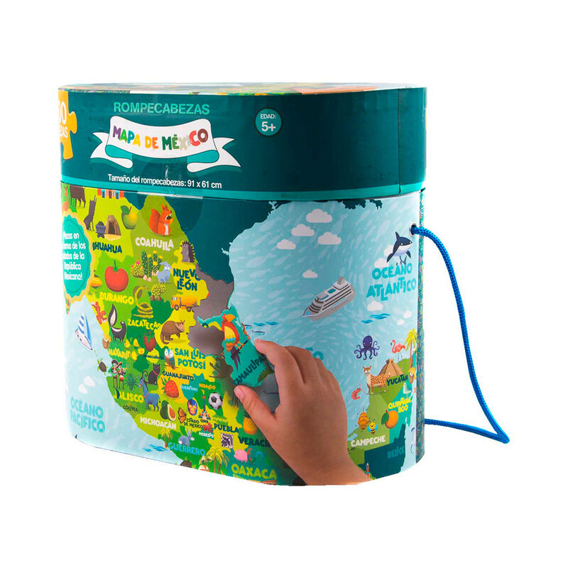 Rompecabezas Gigante para Ni&ntilde;os del Mapa de M&eacute;x... image number null