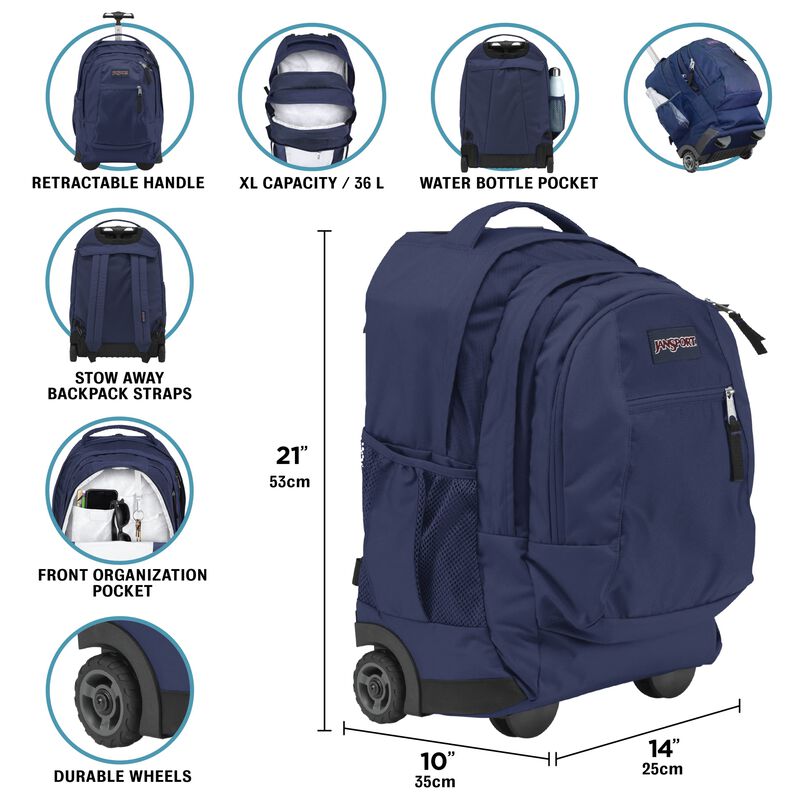 Mochila Con Ruedas Jansport Driver, Bolsa De Vi... image number null