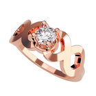 Anillo de Compromiso en Oro de 10K con Circonia - Amore Mio!