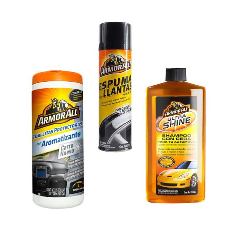 Kit Coche Shampoo + Toallas + Espuma Llantas Ar... image number null