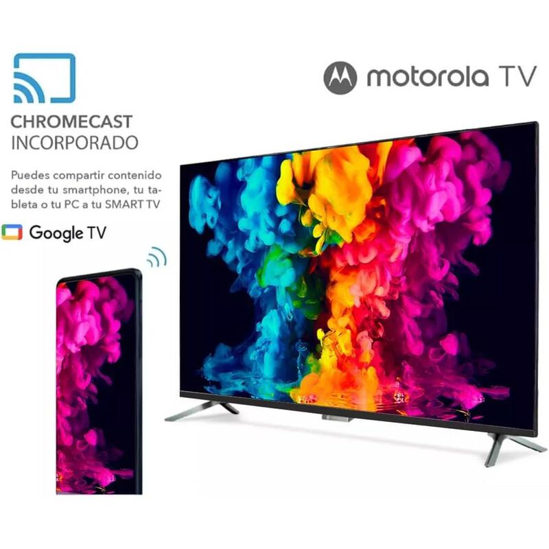 PANTALLA MOTOROLA MOT43FLE11A 43 PUL SMART TV L... image number null