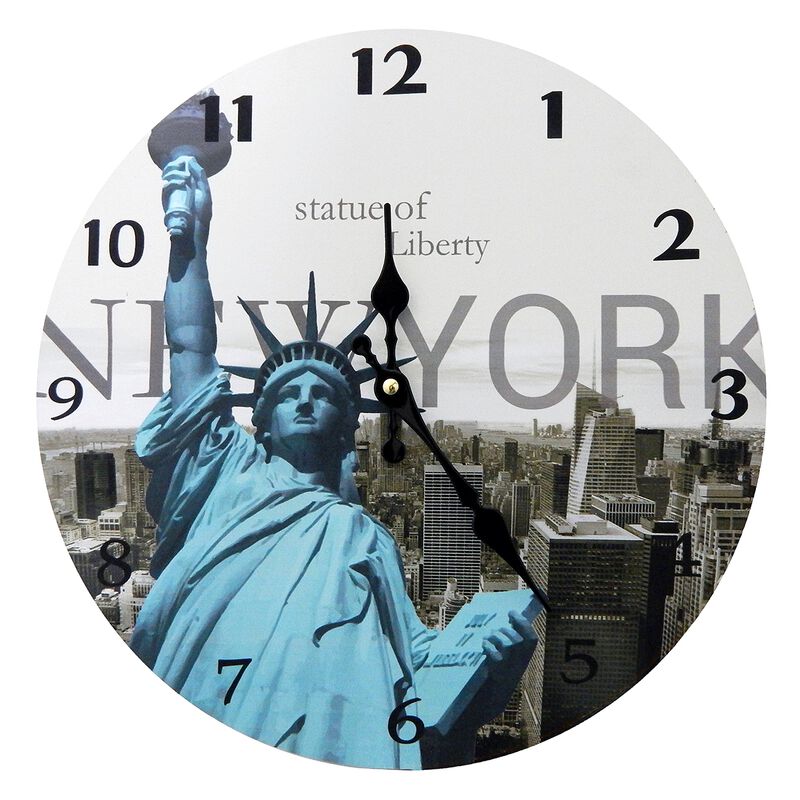 Reloj de Pared Vintage 33 cm New York image number null