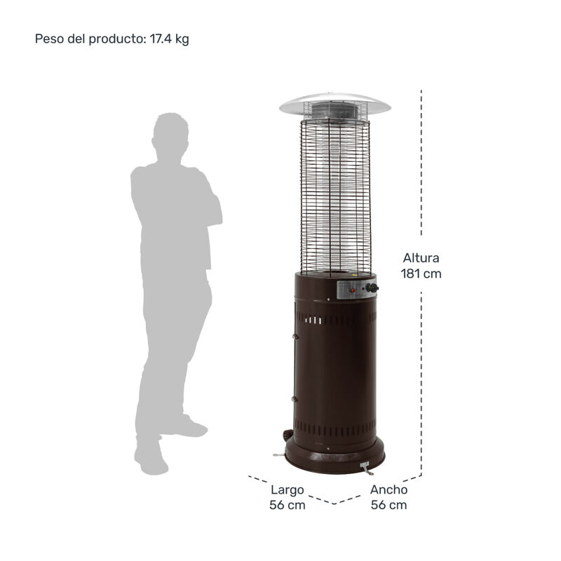 Calefactor Patio Exterior Calenton Torre Gas Lp... image number null