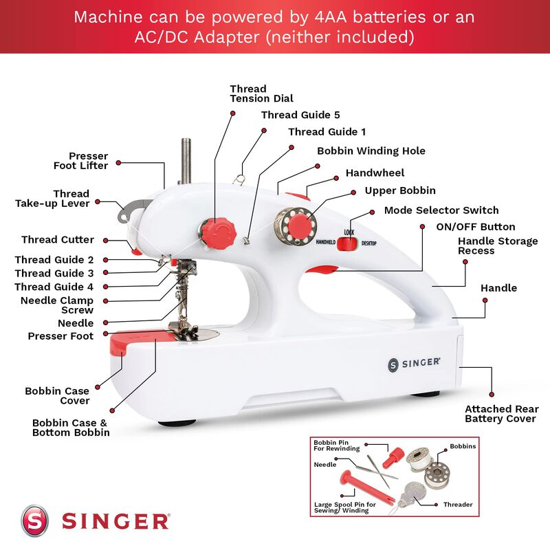 M&aacute;quina Reparadora Singer Stitch Quick + Port&aacute;t... image number null
