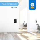 Pack 2 piezas Apagador De Pared Touch De Dos Módulos Avia Smart Home Wifi