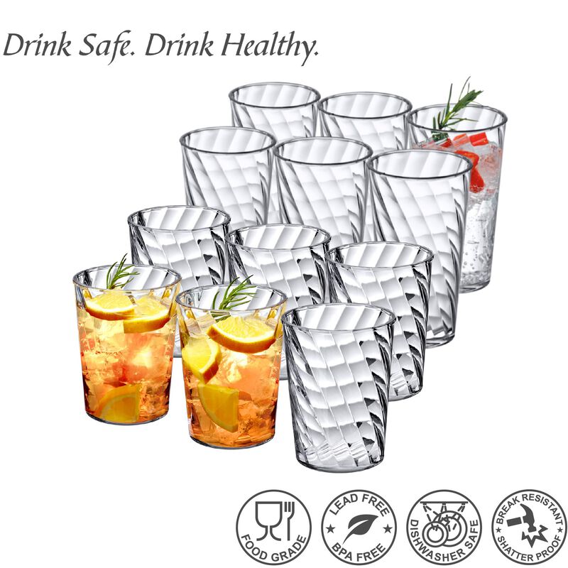 Vasos Transparentes Amazing Abby 425 ml/532 ml ... image number null
