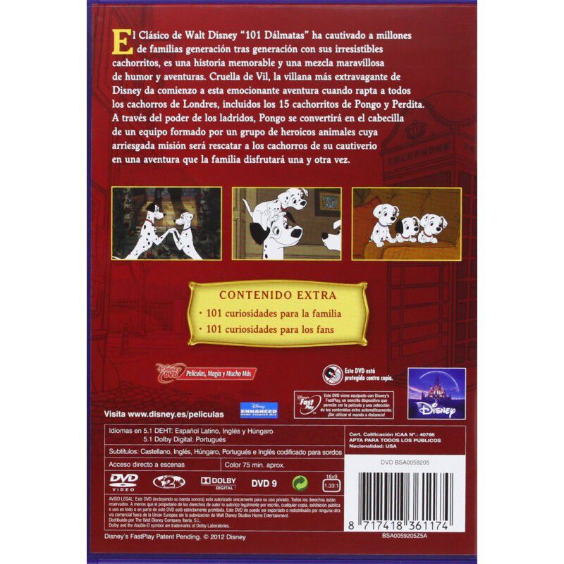 101 D&aacute;lmatas [dvd] image number null