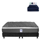 Colch&oacute;n King Size Aries + Box + 1 Juego De S&aacute;banas Softy