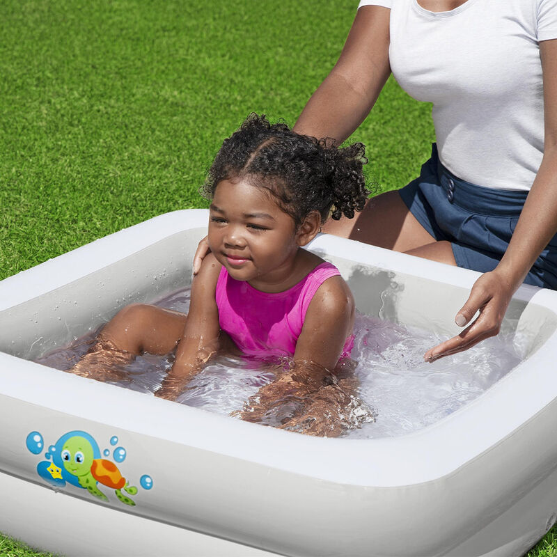 Ba&ntilde;era Inflable Cuadrada Para Beb&eacute; Bestway 86 C... image number null