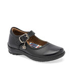 Coqueta Zapato Escolar De Piel Para Ni&ntilde;a Negro Cod 69929-1