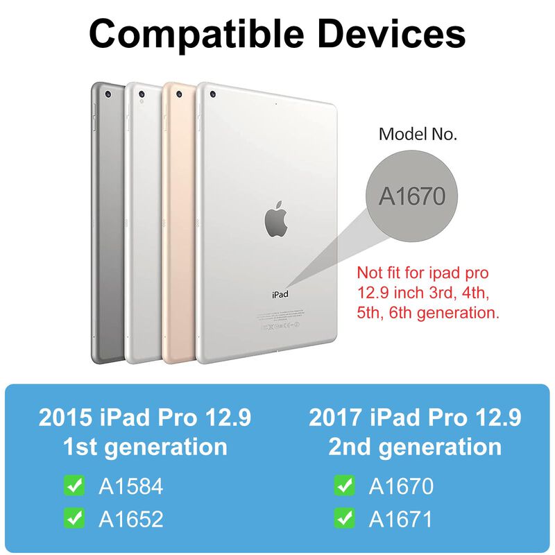 Funda Para Ipad Pro 12.9 Con Teclado Sengbirch ... image number null
