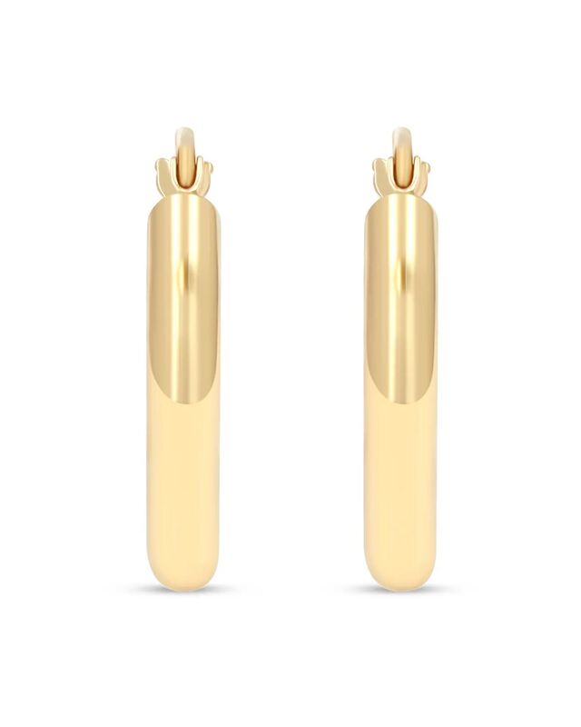 Arracadas De Oro Amarillo 14k (18 Mm) image number null