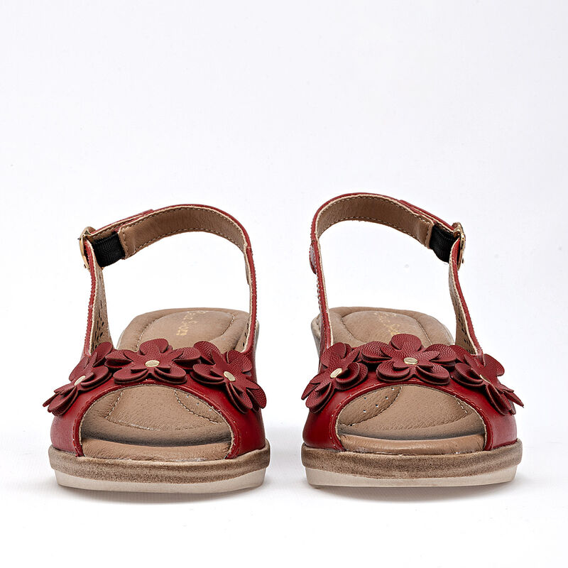 Cruz Shoes sandalia confort para mujer rojo cod... image number null