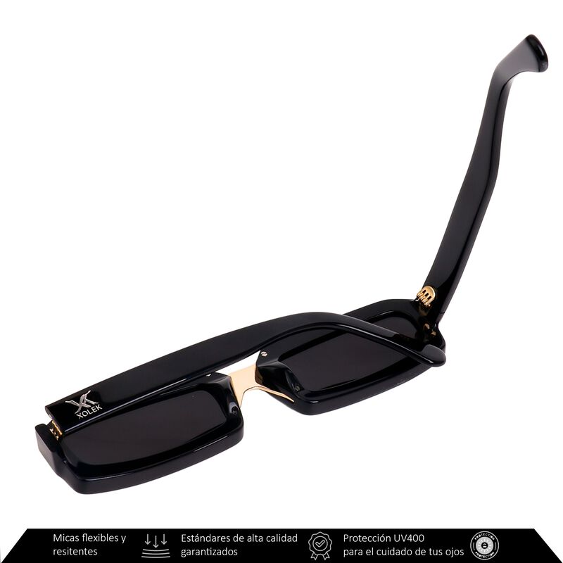 Lentes De Sol Xolek 105 Moda Met&aacute;lico Retro Uv ... image number null