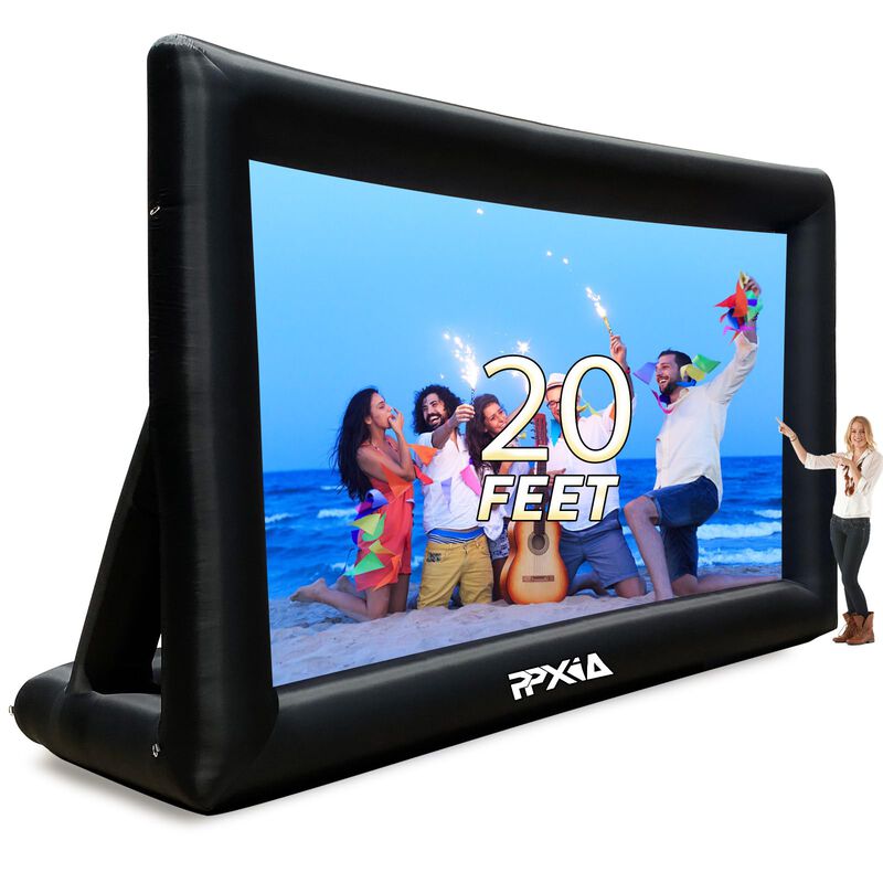 Pantalla De Cine Inflable Ppxia De 20 Pies Para... image number null