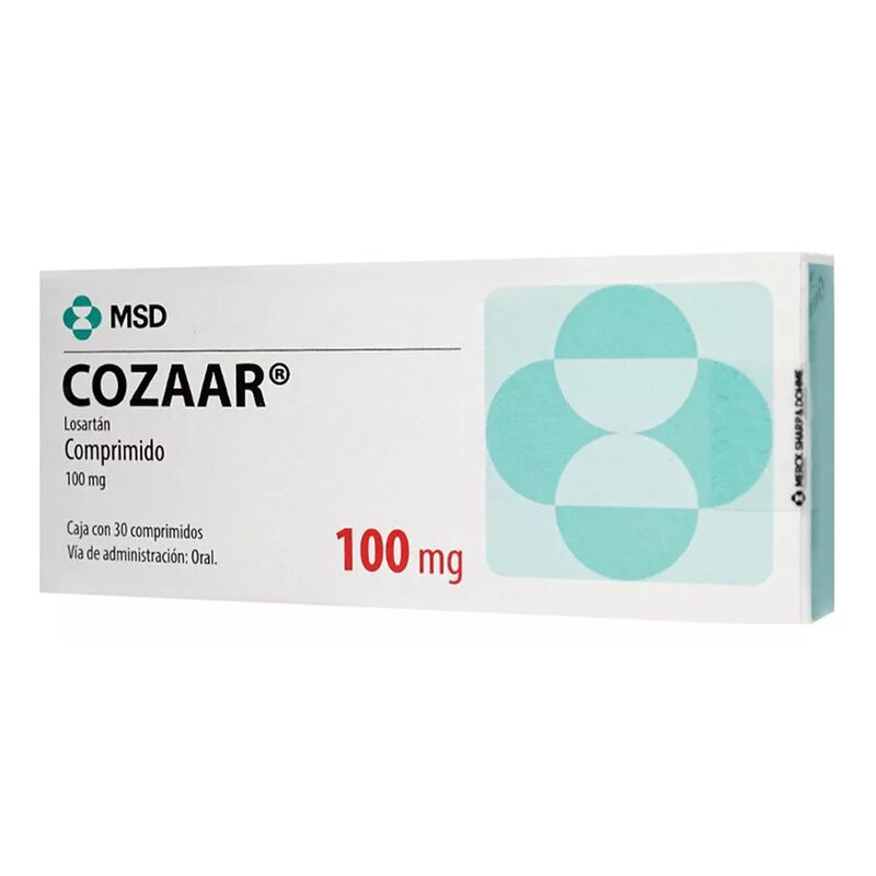 Cozaar Comprimido 100 Mg, 30 Comprimidos image number null