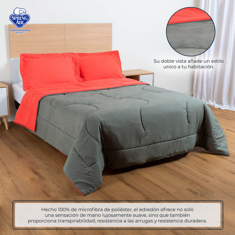 Edred&oacute;n Doble Vista Queen Size Spring Air Coral... image number null