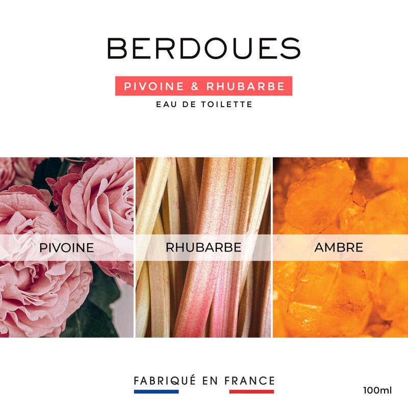 Eau De Toilette Berdoues 100 ml Peon&iacute;a/ruibarbo image number null