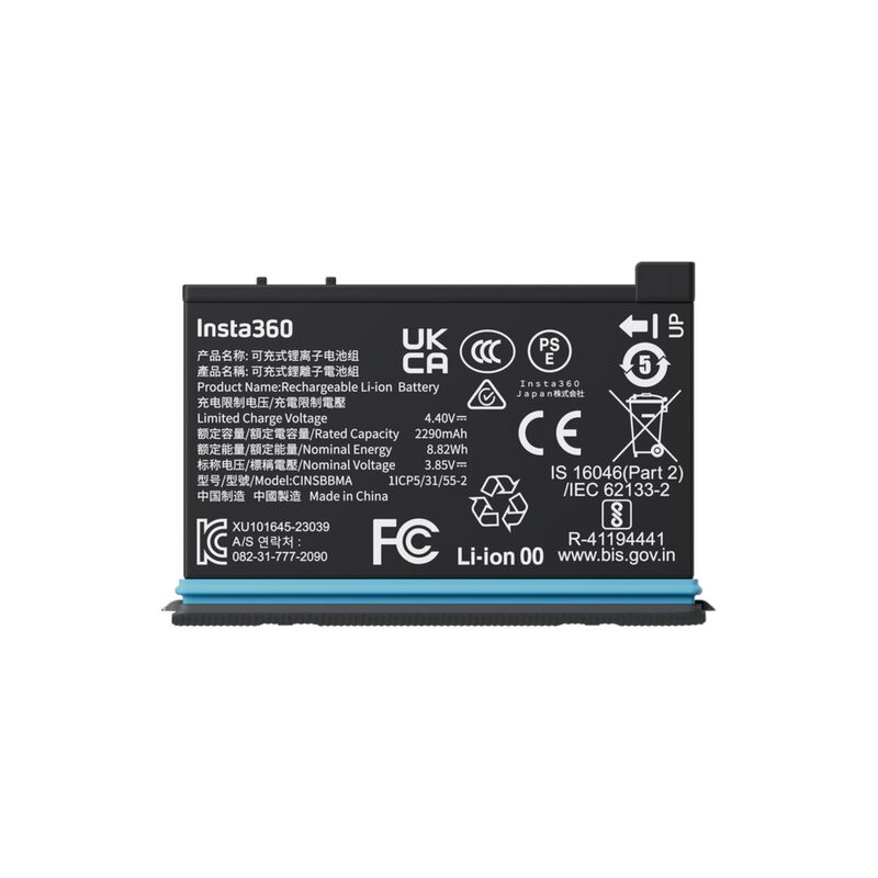 Bater&iacute;a Insta360 X4 2290 Mah Para Grabaci&oacute;n De ... image number null