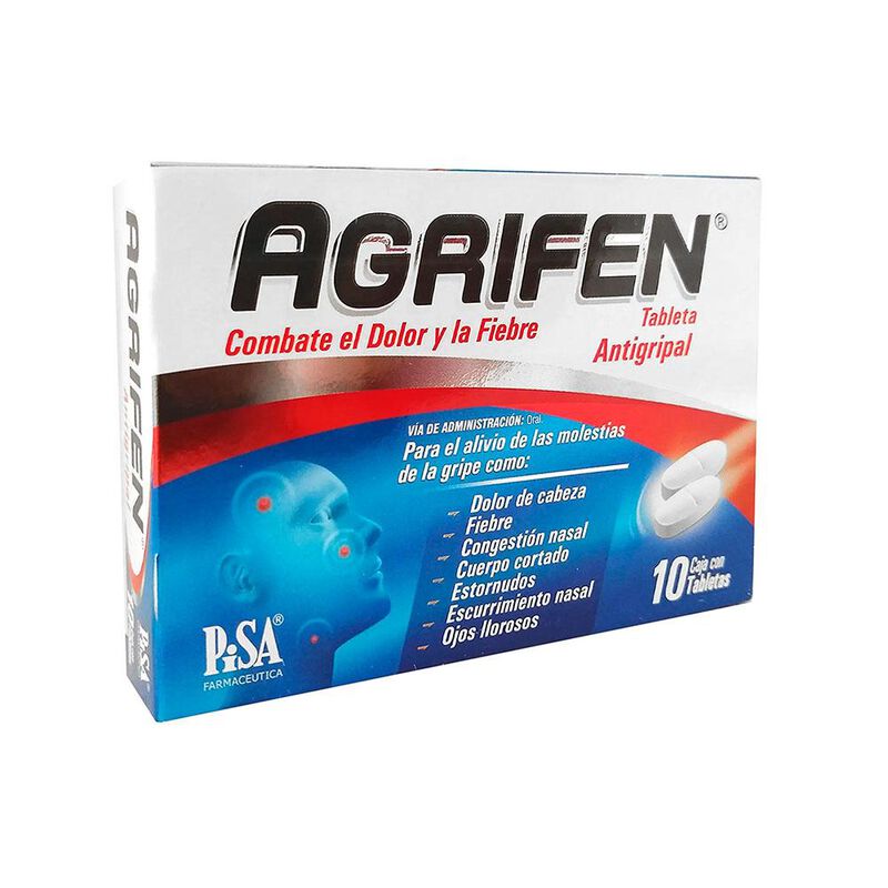 Agrifen 500/25/5/4 Mg 10 Tableta(s) image number null