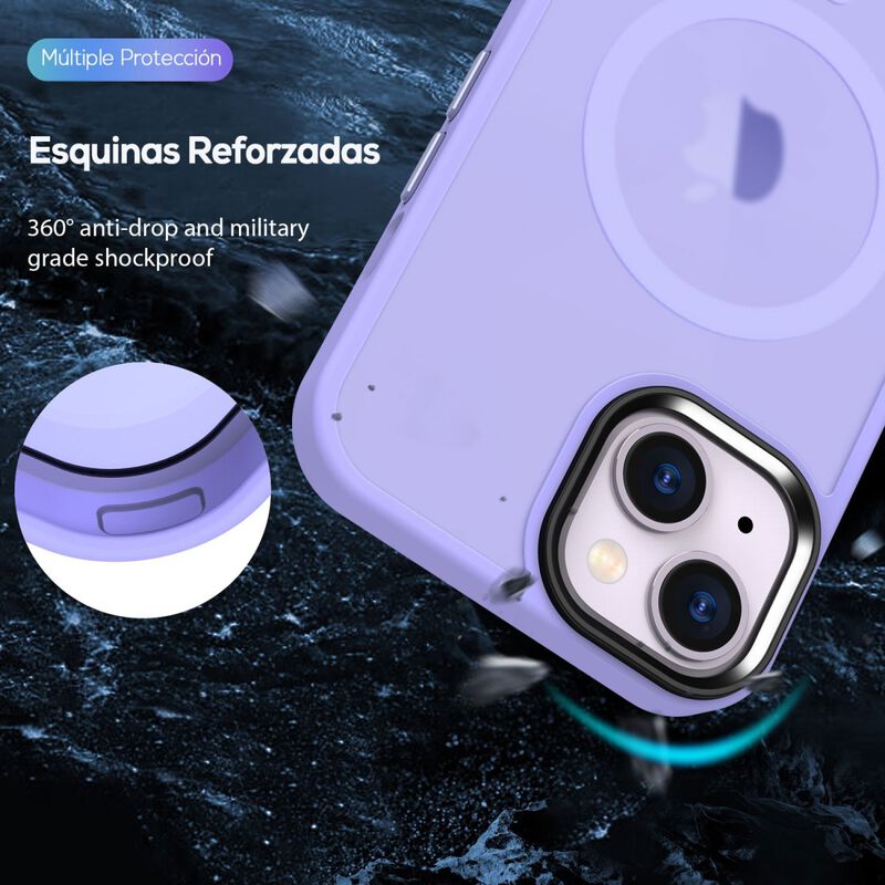 Funda Tekku Matte Style Mag Para Iphone 15 Plus... image number null