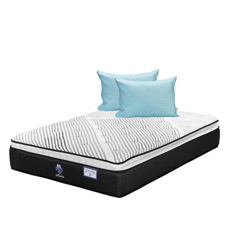 Colch&oacute;n Matrimonial Alaska Spring Air + 2 Almoh... image number null