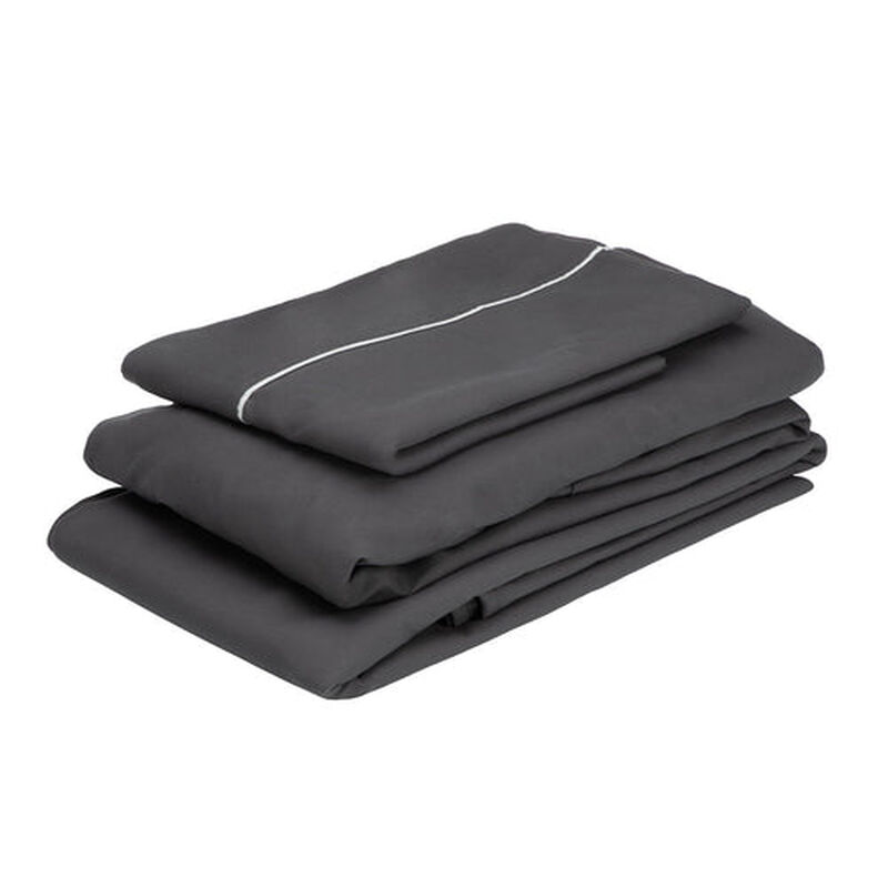 Juego de S&aacute;banas Individuales Royal Touch Gris ... image number null