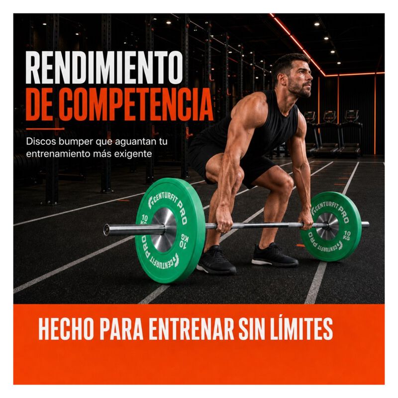 Par Discos Ol&iacute;mpicos Crossfit Bumper Nucleo Ace... image number null