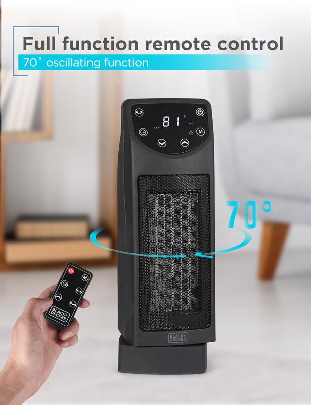 Calentador Cer&aacute;mico De Sobremesa Black+decker O... image number null