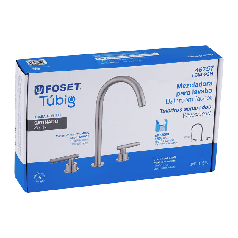 Mezcladora P/LavaboTaladros SeparadosPalancaSat... image number null