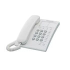 Teléfono Alámbrico 10 Memorias Selección de Tono KX-TS550MEW Panasonic, Color Blanco