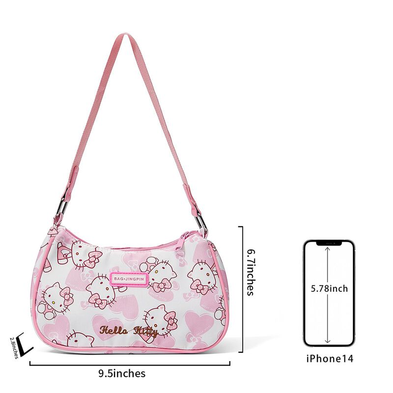 Bolso De Hombro Shsaiedha 24x17x6 Cm Rosa Mini ... image number null