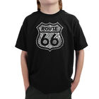 Camiseta Word Art Para Ni&ntilde;o - Divi&eacute;rtete en la Ruta 66 - Negro