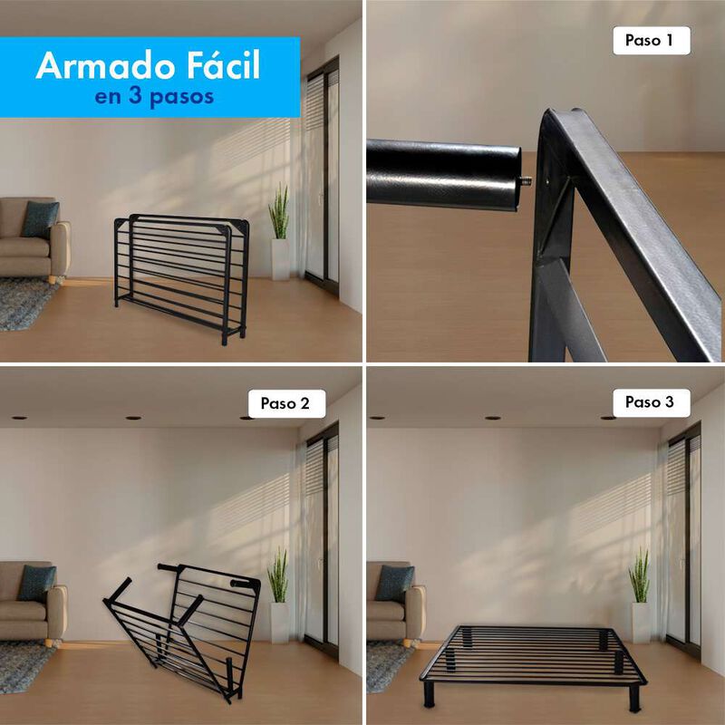 Cama Dormimundo Individual Plegable con Cabecer... image number null