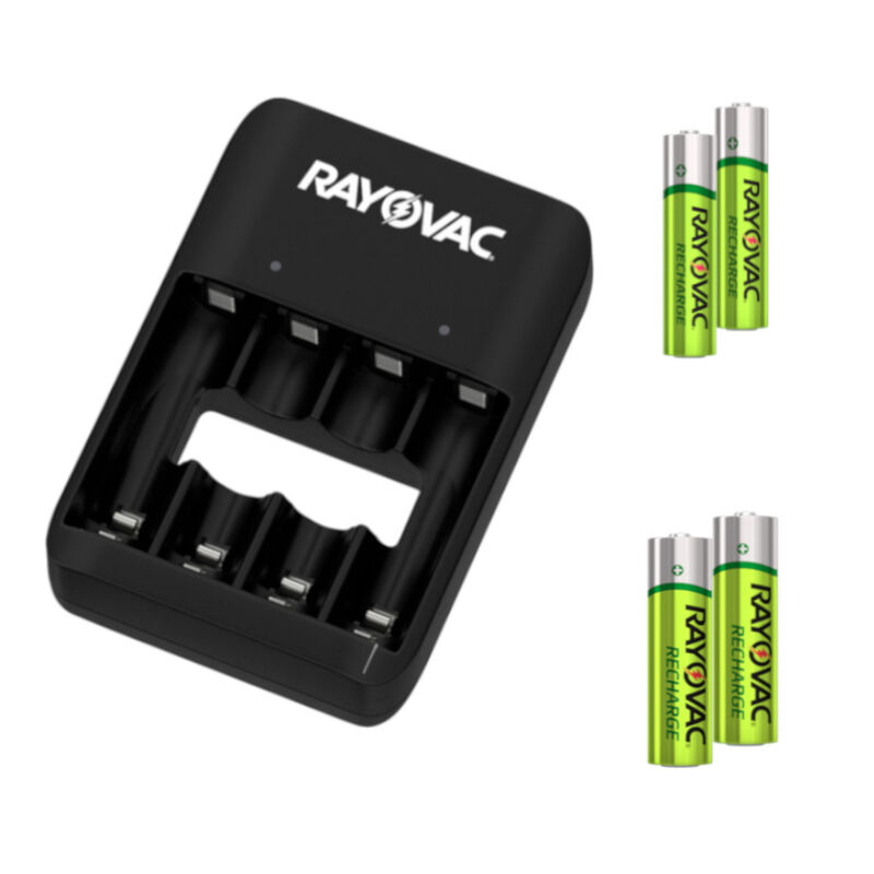 Cargador Pilas Rayovac con Baterias Recargables... image number null