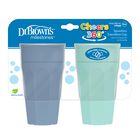 Vaso De Entrenamiento Dr. Brown's Milestones Cheers 360, 300 Ml, Paquete De 2