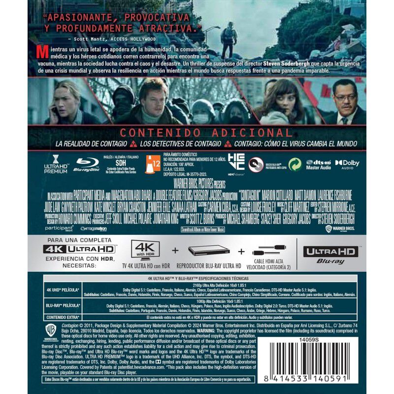 Contagio [blu-ray] (2011) Contagion image number null