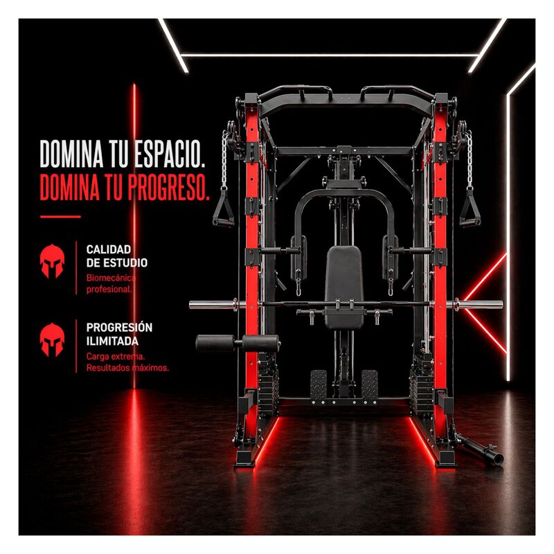 Jaula Smith Multiestaci&oacute;n 400 Kg Power Rack Cro... image number null