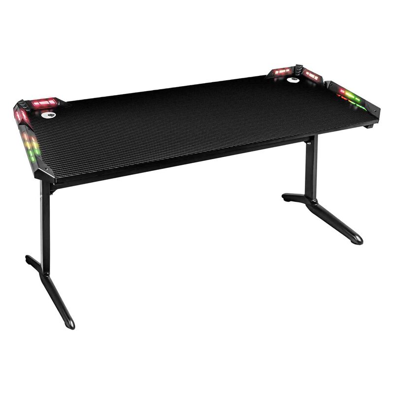 Escritorio Gamer Negro Fibra Minimalista Rgb 12... image number null
