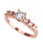 Anillo de Compromiso en Oro Rosa 10K con Circonia -  Talla:7/ M453-10R-CZ-7