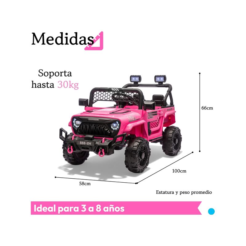 Carro El&eacute;ctrico Montable 12v Doble Motor Contro... image number null